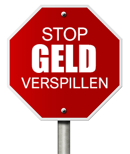 Stop met geld verspillen